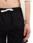 Weekday Zed regular fit shorts in black