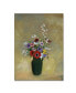 Фото #1 товара Картина холст настенный Trademark Innovations Odilon Redon "Большой зеленый ваза с смешанными цветами" - 32" x 24" x 2"