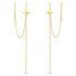 Stylish long chain earrings EA896Y