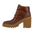 Фото #3 товара Sperry Pretty Tough Block Heels Booties Womens Brown Casual Boots STS86897