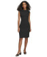 ფოტო #1 პროდუქტის Women's Sleeveless Cowl-Back Dress