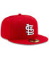 Men's St. Louis Cardinals Red On-Field Authentic Collection 59FIFTY Fitted Hat