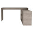 Antlia L-Shaped Writing Desk, Two Shelves, Single Door Cabinet Серый, Стандартный - фото #2