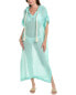 Lisa Marie Fernandez Hooded Linen-Blend Caftan Women's