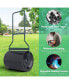 Lawn Roller with U-Shaped Handle for Garden Backyard