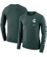 Фото #1 товара Men's Green Michigan State Spartans Local Mantra Performance Long Sleeve T-Shirt