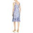 NIC+ZOE 294302 Women's Falling Petals Dress, Multi, Size Small