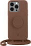 Фото #6 товара Just Elegance Etui JE PopGrip iPhone 14 Pro 6.1" brązowy/brown sugar 30147 (Just Elegance)