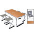 Фото #1 товара REDCLIFFS Foldable Camping Table With 4 Chairs 120x60x70 cm