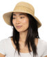 Фото #9 товара Women's Open Inset Band Straw Cloche Hat