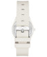 ფოტო #3 პროდუქტის Women's White Solar Ocean Work Plastic Metal Watch, 38.5mm