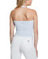 ფოტო #2 პროდუქტის Women's Lucia Sleeveless Wavy-Rib Halter Top