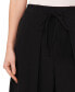 Фото #3 товара Women's Overlap Tie Front Wide Leg Soft Pants