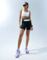 Фото #4 товара Nike Training Swoosh light support sports bra in white