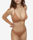 ფოტო #2 პროდუქტის Women's Form To Body Lightly Lined Triangle Bralette QF6758