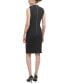 ფოტო #2 პროდუქტის Women's Tie-Neck Sleeveless Bodycon Dress