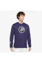 Фото #1 товара Los Angeles Lakers Essential Uzun Kollu Erkek T-shirt DN4618-535