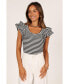 Фото #6 товара Womens Martina Ribbed Top