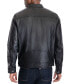 ფოტო #2 პროდუქტის Michael Kors Men's Perforated Leather Moto Jacket, Created for Macy's