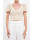 ფოტო #1 პროდუქტის Women's Stretch Texture Top