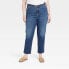 Women's High-Rise 90's Slim Jeans - Universal Thread Dark Blue 30