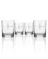 Фото #1 товара Fly Fishing Double Old Fashioned 14Oz - Set Of 4 Glasses