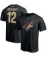 Men's Paul Bissonnette Black Arizona Coyotes Authentic Stack Retired Player Nickname and Number T-shirt Черный, S - фото #1