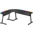 Desk Gaming Huzaro HZ-Hero 6.0 Black RGB Black Steel Carbon fibre 147 x 74 x 112 cm