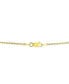 Фото #2 товара Macy's freshwater Pearl (6-7mm) Station 18" Collar Necklace in 18k Gold-Plated Sterling Silver