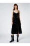 Kadın Giyim Gece Elbise 4wlk60002mk Siyah