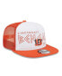 Фото #3 товара Men's White, Orange Cincinnati Bengals Banger 9FIFTY Trucker Snapback Hat