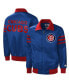 ფოტო #2 პროდუქტის Men's Royal Chicago Cubs The Captain II Full-Zip Varsity Jacket
