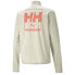 Puma X Helly Hansen Half Zip Windbreaker Mens Beige Casual Athletic Outerwear 52