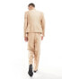 ASOS DESIGN straight safari suit trouser in gold