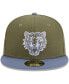 Men's Olive, Blue Detroit Tigers 59FIFTY Fitted Hat