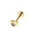 ფოტო #1 პროდუქტის Bodifine 10K Gold Heart CZ Tragus