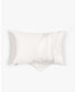 Фото #2 товара White 100% Pure Mulberry Silk Pillowcase, King