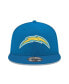 Men's Blue Los Angeles Chargers Basic 9FIFTY Adjustable Snapback Hat