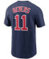 ფოტო #2 პროდუქტის Men's Rafael Devers Navy Boston Red Sox Name Number T-shirt