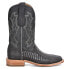 Фото #1 товара Corral Boots Mn Ostrich Leg Embroidery Wide Square Toe Cowboy Mens Black Casual