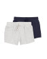 Фото #1 товара Baby 2-Pack Knit Denim Pull-On French Terry Shorts 3M