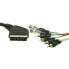 EUROCONNEX 21P Male 2Bnc 4Rca BiDireccional Scart cable 15 m