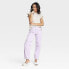 Фото #2 товара Women's High-Rise Parachute Pants - A New Day Lavender 6