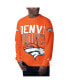 Фото #1 товара Men's Orange Denver Broncos Clutch Hit Long Sleeve T-shirt