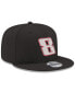 Фото #4 товара Men's Black Kyle Busch 9FIFTY Number Snapback Adjustable Hat