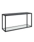 Фото #1 товара Ellis 60" Glass and Metal Console Table