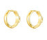 Basics 1003912000 gold-plated hoop earrings