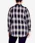 Фото #2 товара Plus Size Kylee Plaid Button Up Shirt