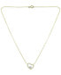 Фото #3 товара Giani Bernini cubic Zirconia Heart Pendant Necklace, 16", Created for Macy's