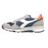 Фото #3 товара Diadora Trident 90 Suede Sw Lace Up Mens Blue Sneakers Casual Shoes 176585-C879